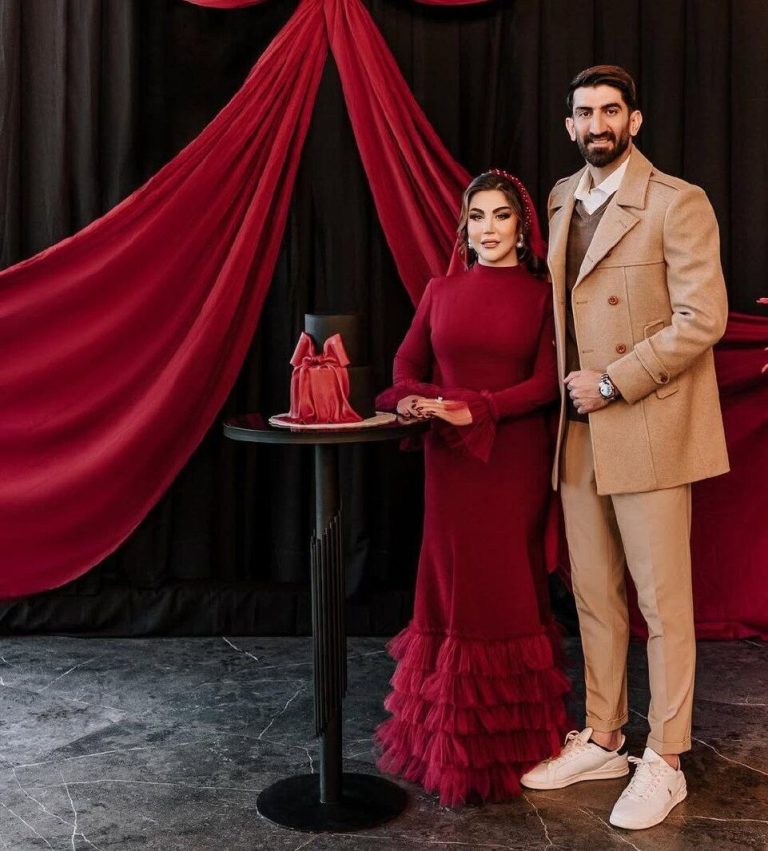 عکس علیرضا بیرانوند و همسرش