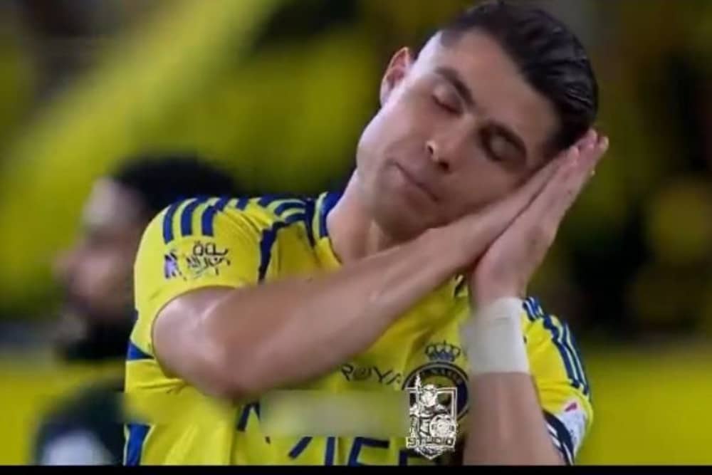 عصبانیت شدید رونالدو از گل های پی در پی الاتحاد