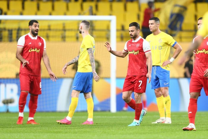 عکس بازیکنان النصر مقابل پرسپولیس