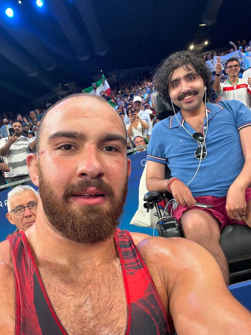 عکس امیرحسین زارع کشتی گیر