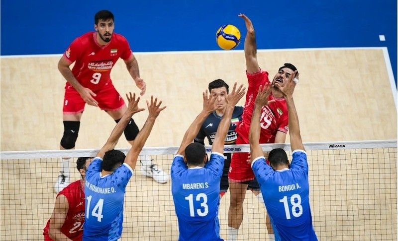 خلاصه بازی والیبال ایران تونس