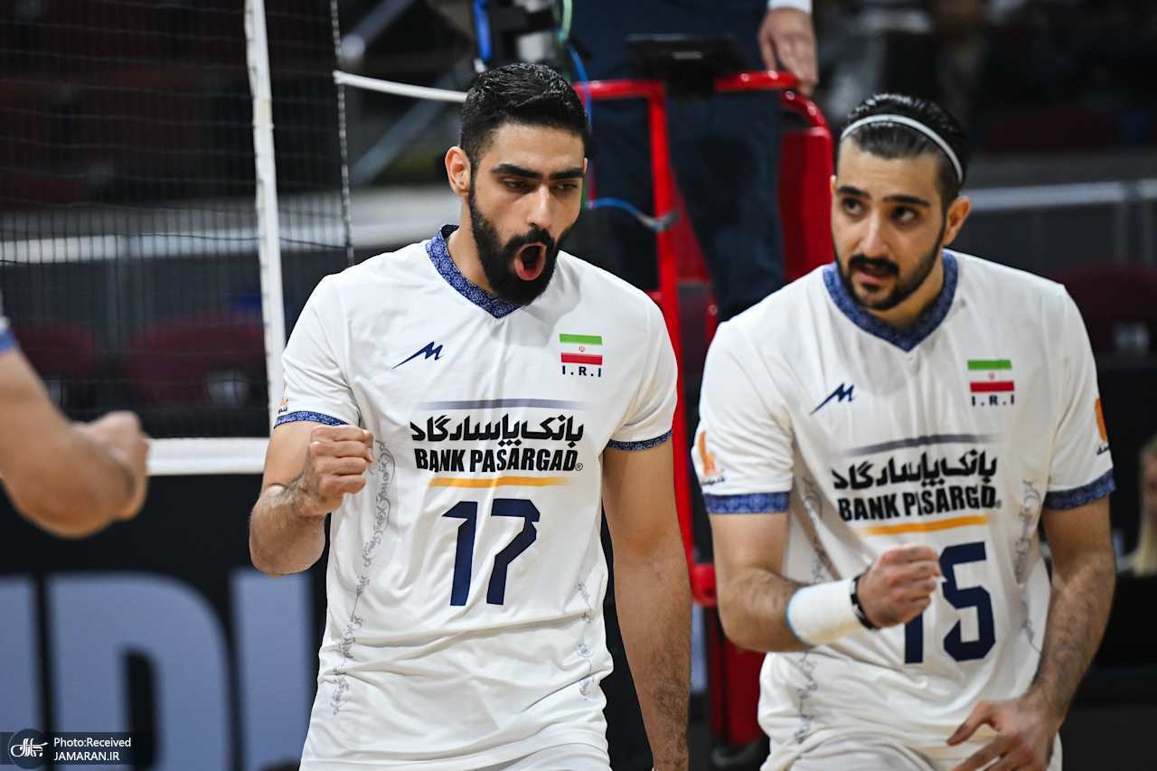 والیبال ایران با تونس