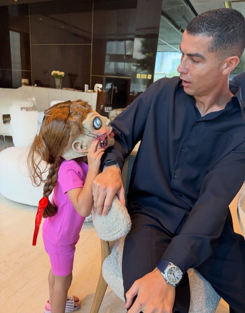 عکس رونالدو و در هالوین