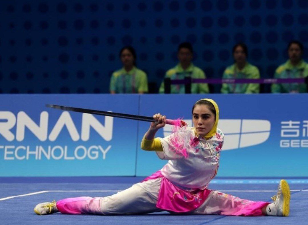 عکس زهرا کیانی ووشو مدال 