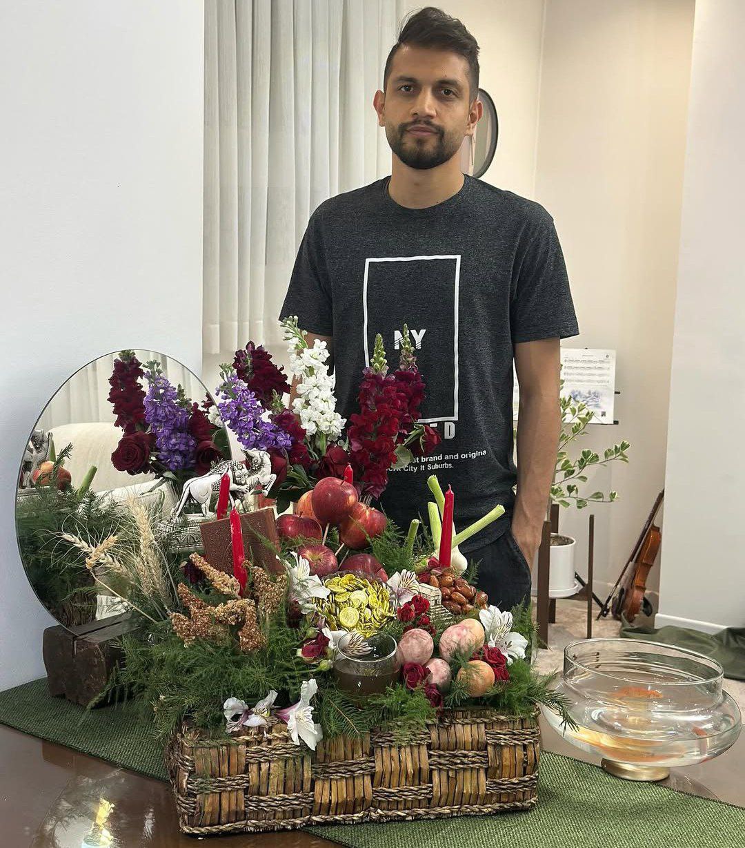 عکس حسین درخشانی فوتبالیست