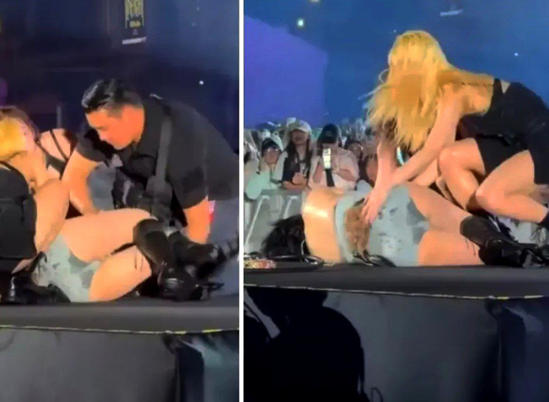 هیونا در حین کنسرت غش کرد 