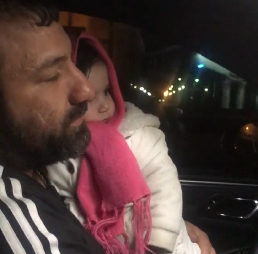 عکس هانی کرده و دخترش 