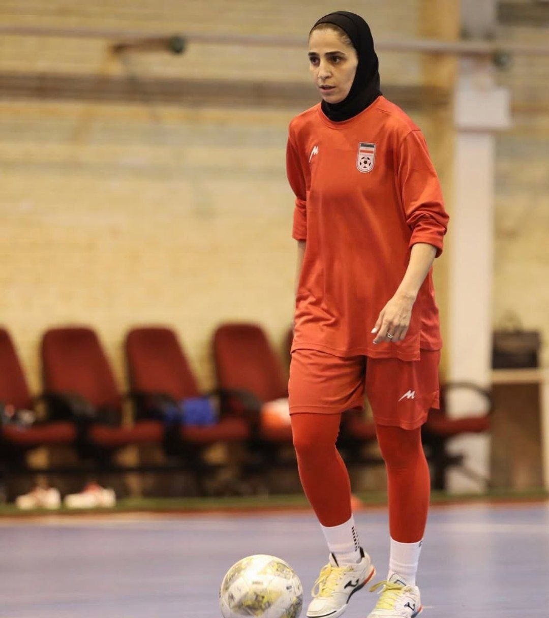 عکس نسیمه غلامی فوتسال بانوان 