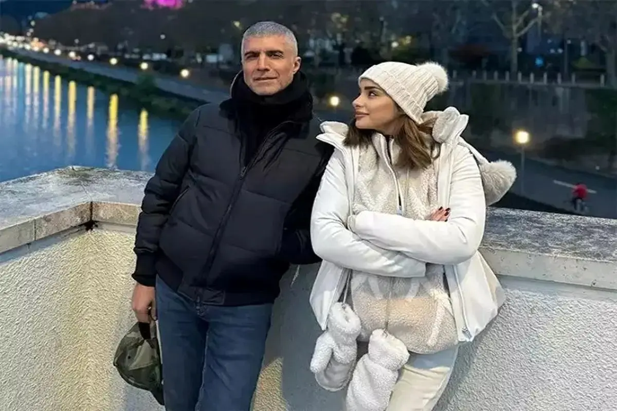 یلدای ایرانی کنار اوزجان دنیز و همسرش